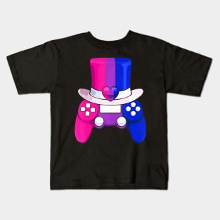 Video-game Bisexual Controller LGBT-Q Subtle Bi Pride Flag Kids T-Shirt